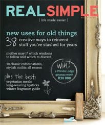 Real Simple Magazine - April 2009