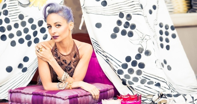 Nicole Richie's Periwinkle Hair for Paper Magazine